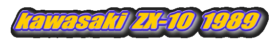  kawasaki  ZX-10  1989  